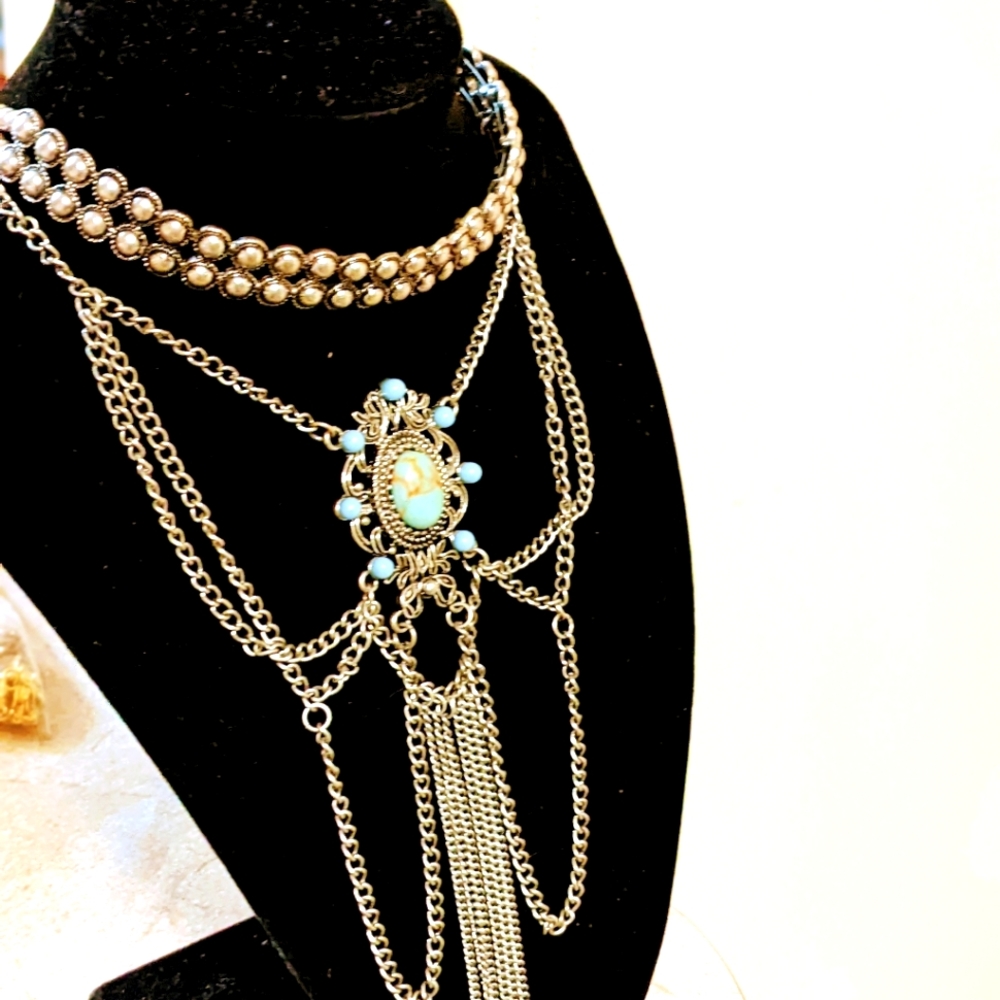 Elaborate Vintage Choker Necklace